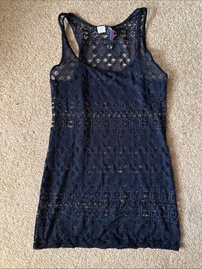 Ralph Lauren POLO Black Crochet swim coverup - Women